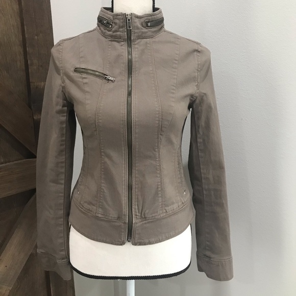 Express Jackets & Blazers - Express Utility jacket, exposed zippers